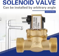 Jadeshay 3/4" szolenoid szelep 220V normál zárt elektromágneses vízcsap 2