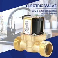 Jadeshay 3/4" szolenoid szelep 220V normál zárt elektromágneses vízcsap 3