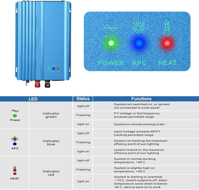 Jadeshay 500W napelemes inverter MPPT tiszta szinuszhullám 24V AC220V