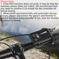 Jadeshay E-Bike Vezérlő 36V 250W/350W Brushless Motor LCD Kijelzővel 5