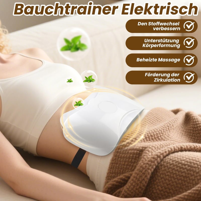 Jadyon Elektromos Hasizom Edző - Otthoni Fitness Stimulátor Hasizom Erősítéshez, Unisex Edzőeszköz Hatékony Edzéshez