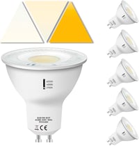 Jaenmsa GU10 LED izzó 5W 500LM dimmelhető 3 színhőmérséklet 2700K-6000K 6db 7