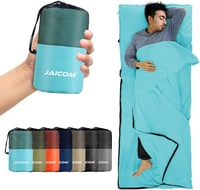 JAICOM Ultralight Selyem Hálózsák 2in1 Utazáshoz Mikroszál Kompakt 1