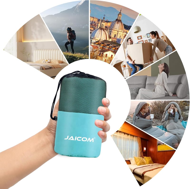 JAICOM Ultralight Selyem Hálózsák 2in1 Utazáshoz Mikroszál Kompakt