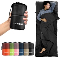 JAICOM Ultralight Selyem Hálózsák 2in1 Utazáshoz Mikroszál Kompakt 1