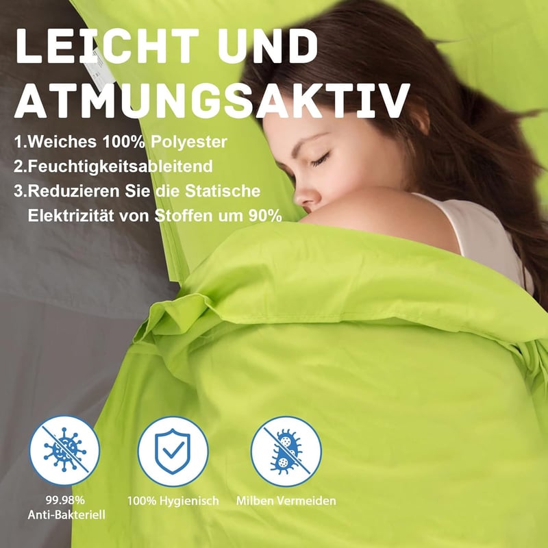 JAICOM Ultralight Selyem Hálózsák 2in1 Utazáshoz Mikroszál Kompakt