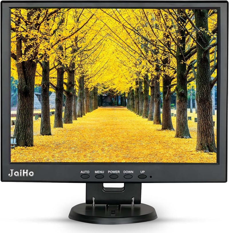 JaiHo 14" HD HDMI IPS Monitor Beépített Hanggal PC TV Biztonsági Rendszerhez - 14 Inch 1024x768
