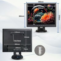 JaiHo 14" HD HDMI IPS Monitor Beépített Hanggal PC TV Biztonsági Rendszerhez - 14 Inch 1024x768 5