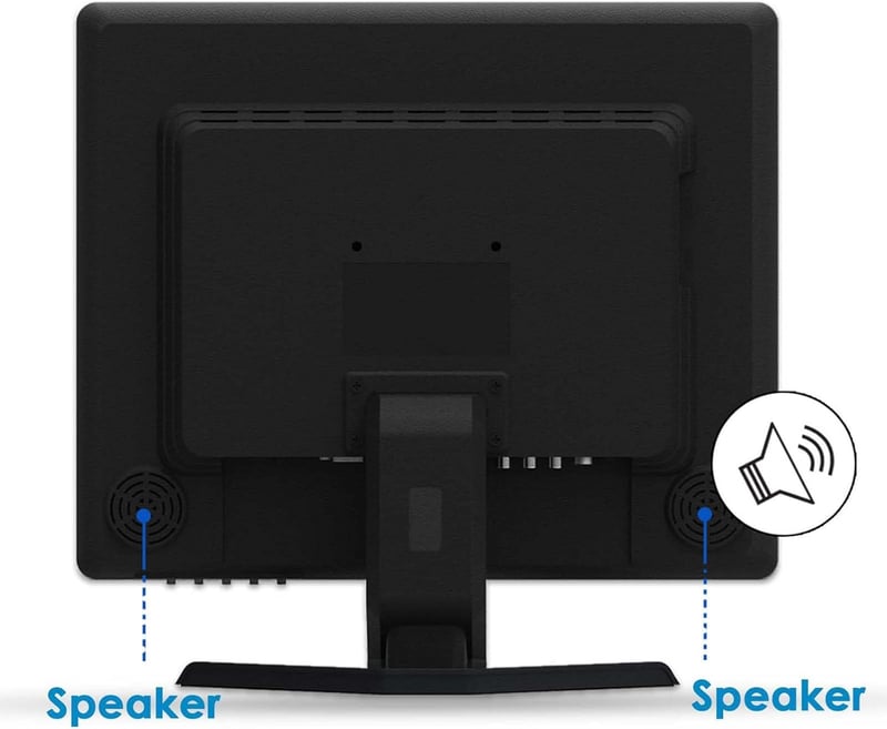 JaiHo 15 hüvelykes HD IPS Monitor 1024x768 HDMI USB PC TV Biztonsági Kamera Raspberry Pi Beépített Hangszóróval