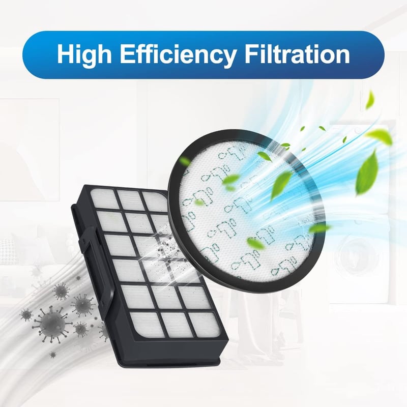 Jajadeal 2db Hepa Filter Rowenta Silence Force Cyclonic 4AAAA Porszívóhoz RO76xx