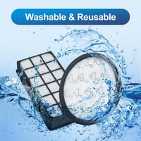 Jajadeal 2db Hepa Filter Rowenta Silence Force Cyclonic 4AAAA Porszívóhoz RO76xx 6