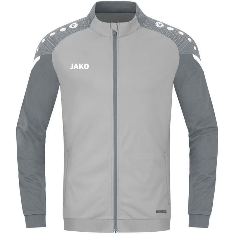 Pánska polyesterová bunda JAKO Performance – Soft Grey/kamenná sivá, veľkosť L