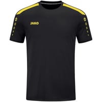Pánsky dres s krátkym rukávom JAKO Power – čierna/citrónovožltá, veľkosť 3XL 1