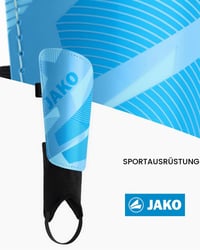 Chrániče holení JAKO River Classic Unisex – svetlomodrá/modrá, veľkosť XS 2
