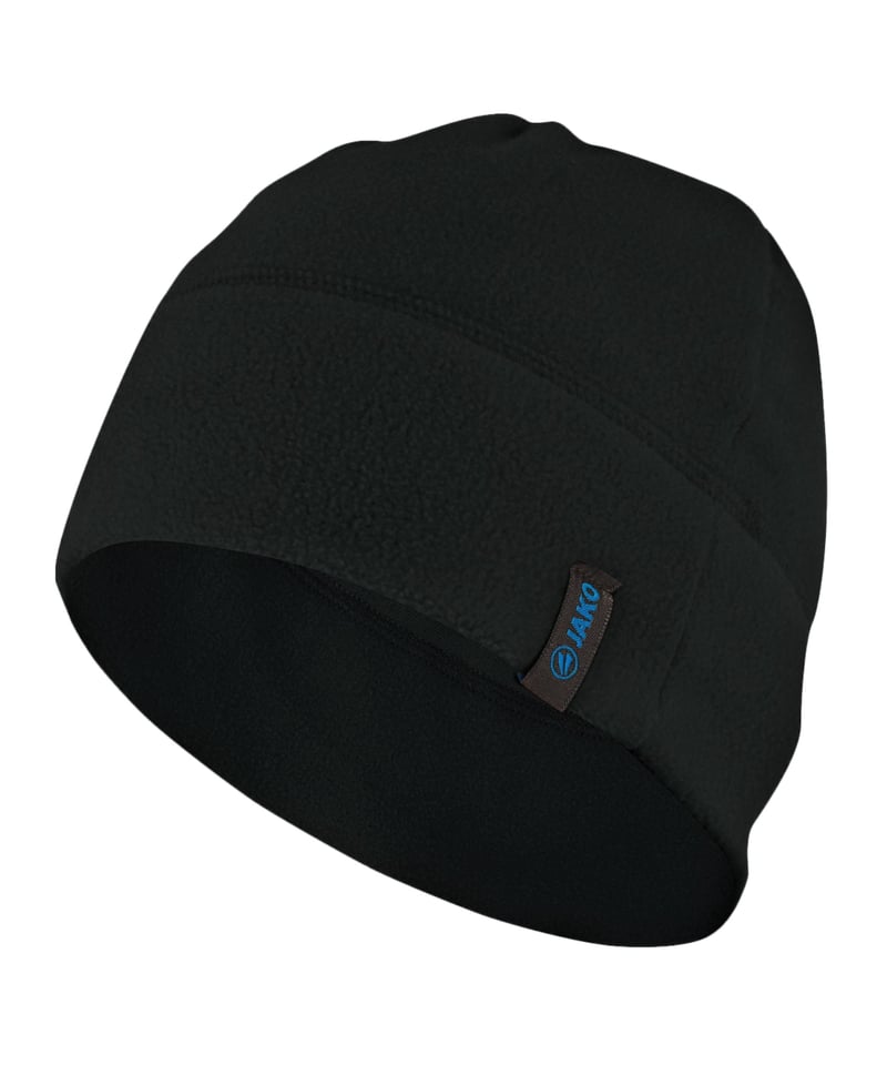 Căciulă unisex din fleece JAKO – Negru, mărimea S-M – Căciulă tricotată călduroasă de iarnă pentru bărbați și femei