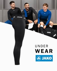 Colanți funcționali unisex JAKO – Negru, mărimea L – Pantaloni lungi funcționali pentru bărbați și femei 3
