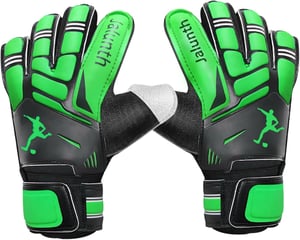 Mănuși de portar Jalunth Fingersave cu protecție pentru degete, latex antiderapant - albastru - mărimea 7