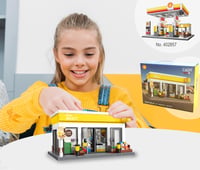 JAMARA 402870 CADA Shell Select Bricks Stavebnica Žltá - Technická stavebnica pre deti od 8 rokov, otváracie dvere 6