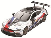 JAMARA 403130 BMW M8 GTE 1:18 diaľkovo ovládané auto 2,4 GHz biele, stavebnica bez nutnosti náradia, detailný interiér s otváracími dverami 4