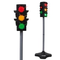 Dopravný semafor Jamara 460256 so svetelnými efektmi, automatickým a manuálnym režimom, automatickým vypínaním a klasickým realistickým dizajnom 1
