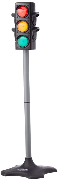 Dopravný semafor Jamara 460256 so svetelnými efektmi, automatickým a manuálnym režimom, automatickým vypínaním a klasickým realistickým dizajnom 4