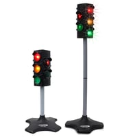 Dopravný semafor Jamara 460256 so svetelnými efektmi, automatickým a manuálnym režimom, automatickým vypínaním a klasickým realistickým dizajnom 6