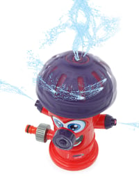 Jamara 460622 Mc Fizz Hasiaci hydrant s vodným rozprašovačom Happy – Otočný záhradný zavlažovač, na štandardnú hadicu, viacfarebný, 160x90x210 mm 6