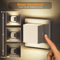 Lampă de veghe cu conectare la priză JandCase cu senzor crepuscular automat – pachet de 2 bucăți 3