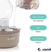 Jané Mikrohullámú Sterilizáló 6 Üveghez, Cumisüveg és Kiegészítő Sterilizálóval 3