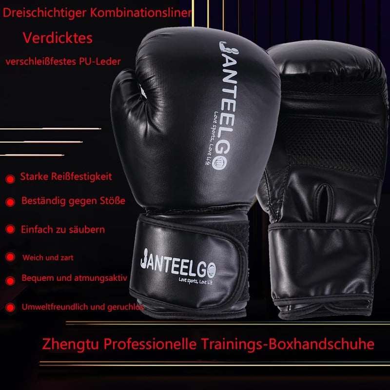 JANTEELGO 180 cm Álló Boxzsák PU Boxkesztyűvel Felnőtteknek és Fiataloknak