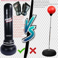 JANTEELGO 180 cm-es Álló Boxzsák PVC Edzészsák Fényképes Dizájnnal Ökölvívó Kesztyűvel 3