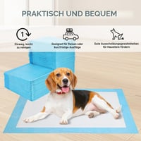 JANUIXCO Podložka pre psov 100 ks - 33x45 cm - Jednorazová 5-vrstvová absorpčná podložka pre šteňatá, nepriepustná, s rýchloschnúcim povrchom 4