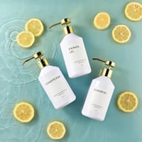 Janxin 3x500 ml biela plastová dávkovač na tekuté mydlo so zlatou hlavicou do sprchy a kuchyne na šampón, sprchový gél, kondicionér s nálepkami 4