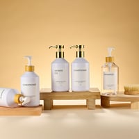 Janxin 3x500 ml biela plastová dávkovač na tekuté mydlo so zlatou hlavicou do sprchy a kuchyne na šampón, sprchový gél, kondicionér s nálepkami 7