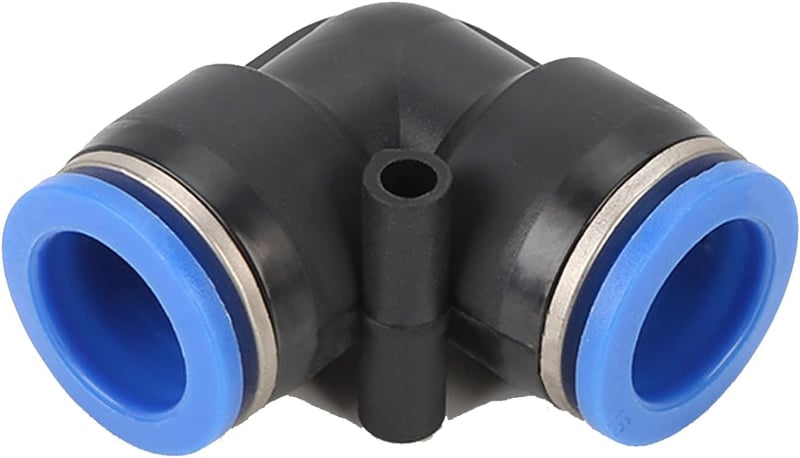Janzoom 12db 90 fokos könyök gyorscsatlakozó pneumatikus adapter 6mm csatlakozáshoz