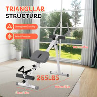 JAOGAUS 4az1-ben Összecsukható Evezőgép Fitness Eszköz 120kg Terhelhetőség 6