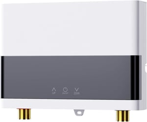 Încălzitor de apă electric instant JAOGAUS 6000 W, afișaj LED pentru temperatură, 230 V, pentru bucătărie și duș, fără ștecher, rezistent la presiune, încălzire rapidă