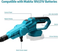 JAOGAUS Akkus Magasnyomású Mosó 100 Bar Makita 18V Kompatibilis 6az1-ben Kefe Nélküli Motor 5