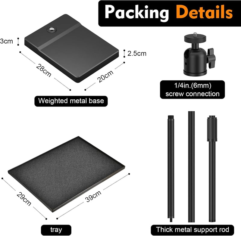 JAOGAUS Projektor Állvány Magasságállítható 122-154cm Tripod 360° Forgás