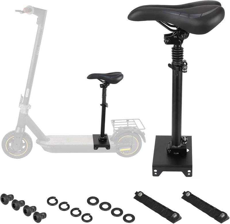 JAOGAUS Segway-Ninebot Max G30 elektromos roller ülés - állítható 51-63 cm - fekete