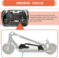 JAOGAUS Segway-Ninebot Max G30 elektromos roller ülés - állítható 51-63 cm - fekete 5