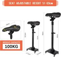 JAOGAUS Segway-Ninebot Max G30 elektromos roller ülés - állítható 51-63 cm - fekete 2