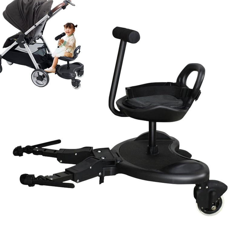 JAOGAUS Univerzális Buggy Board Ülésével 2-6 Éves Gyerekeknek, 25 kg Terhelhetőség