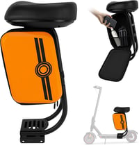 JAOGAUS Vízálló elektromos roller ülés táskával narancs fekete, Xiaomi M365 Pro kompatibilis, fúrás nélkül szerelhető, max 120 kg 1