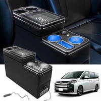 JAOGAUS VW T5 T6 T6.1 Középkonzol Tárolóval Vezeték Nélküli Töltéssel USB LED 1
