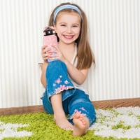 Fľaša na vodu JAPORIA 500 ml, bez BPA, so slamkou, vhodná aj na sýtené nápoje, nepriepustná, s časovým označením, jednoduché čistenie, ideálna na turistiku 7