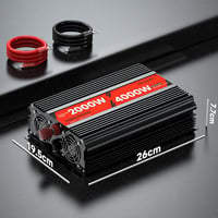 JARXIOKE 2000W/4000W Inverter 12V-230V Módosított Szinuszhullám Autó Lakóautó Napelem 7