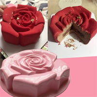 Silikónová forma na pečenie JasCherry Premium Rose – Nepriľnavá forma na bábovku, chlieb a torty, veľká forma na želé, Cake 5 3