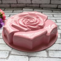 Silikónová forma na pečenie JasCherry Premium Rose – Nepriľnavá forma na bábovku, chlieb a torty, veľká forma na želé, Cake 5 4