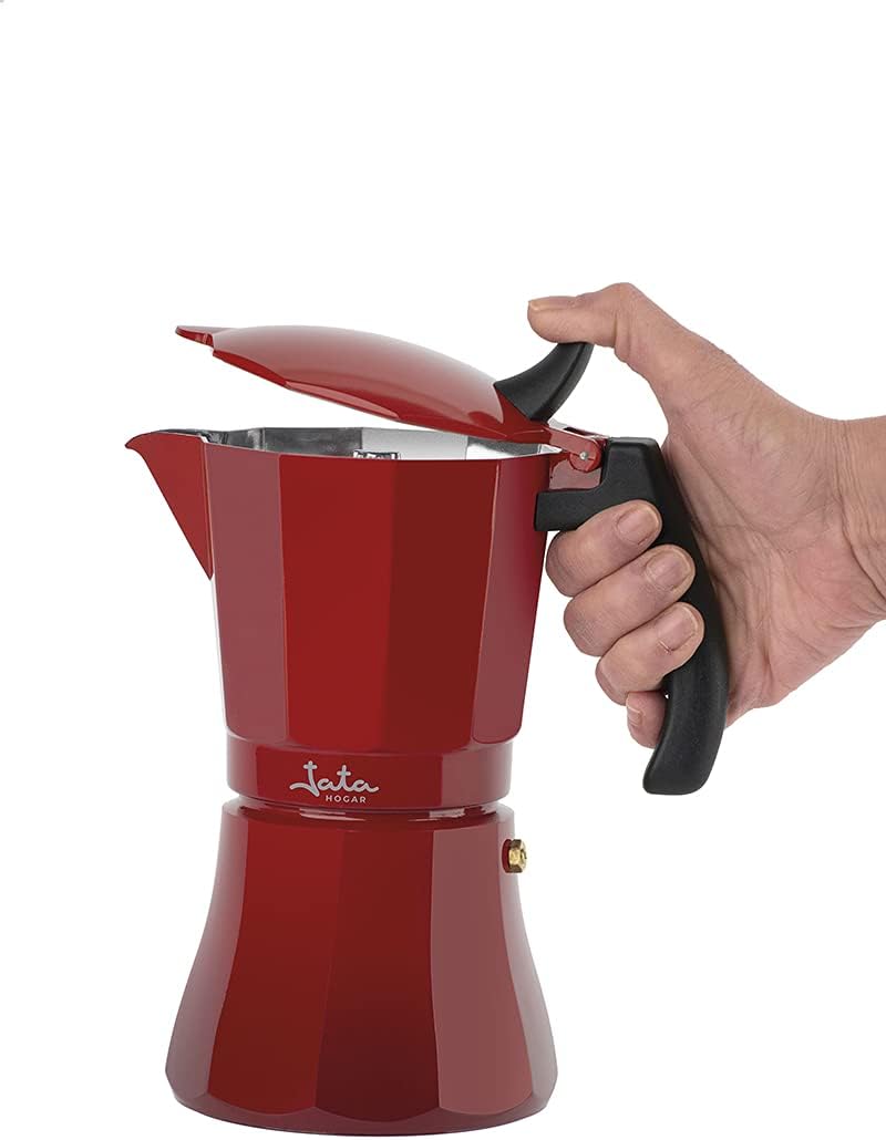 Jata HCAF2006 6 csészés alumínium moka kanna indukcióhoz és minden tűzhelytípushoz